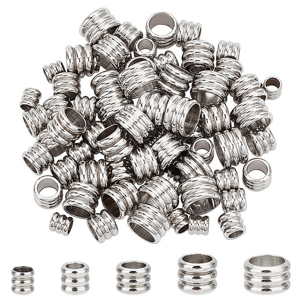 PandaHall PH 100pcs 5 Style Column Spacer Beads, Silver Spacer Beads Metal Spacer Beads Stainless Steel Loose Beads Large Hole Bead for...
PandaHall PH 100pcs 5 Style Column Spacer Beads, Silver Spacer Beads Metal Spacer Beads Stainless Steel Loose Beads Large Hole Bead for...