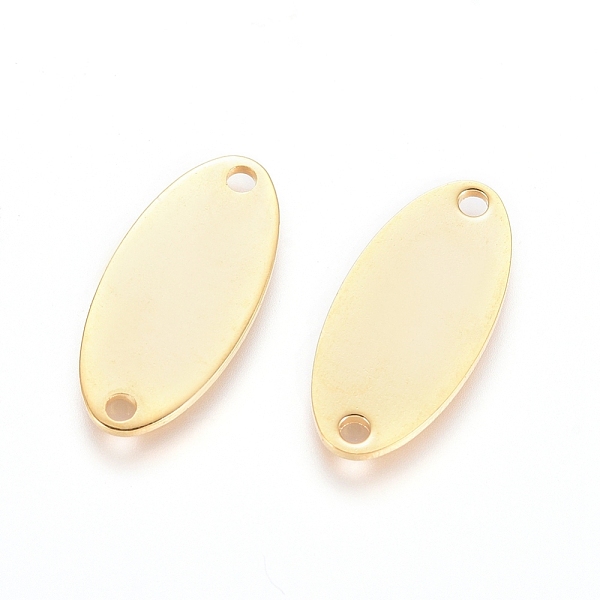 PandaHall 201 Stainless Steel Links connectors, Stamping Blank Tag, Oval, Real 24k Gold Plated, 16.5x7.5x0.7mm, Hole: 1.4mm 201 Stainless...
PandaHall 201 Stainless Steel Links connectors, Stamping Blank Tag, Oval, Real 24k Gold Plated, 16.5x7.5x0.7mm, Hole: 1.4mm 201 Stainless...