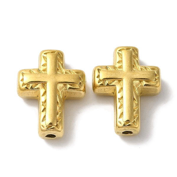 PandaHall 304 Stainless Steel Beads, Cross, Golden, 15x11x5mm, Hole: 1.6mm 304 Stainless Steel Cross
PandaHall 304 Stainless Steel Beads, Cross, Golden, 15x11x5mm, Hole: 1.6mm 304 Stainless Steel Cross