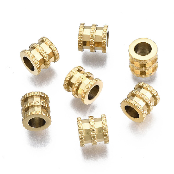 PandaHall 316 Surgical Stainless Steel Beads, Column, Real 14K Gold Plated, 6x6mm, Hole: 3mm 316 Surgical Stainless Steel Column
PandaHall 316 Surgical Stainless Steel Beads, Column, Real 14K Gold Plated, 6x6mm, Hole: 3mm 316 Surgical Stainless Steel Column