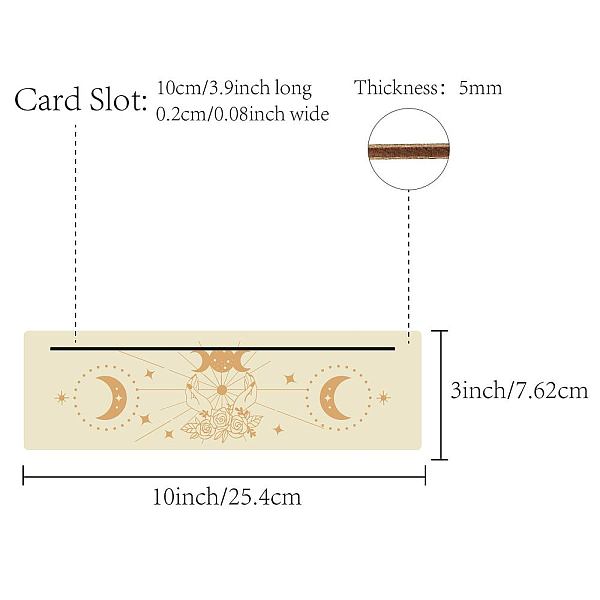 PandaHall Natural Wood Card Stand for Tarot, Display Stand for Witch Divination Tools, Rectangle, Bisque, Moon Pattern, 253x76x5mm Wood Moon..., Orange
PandaHall Natural Wood Card Stand for Tarot, Display Stand for Witch Divination Tools, Rectangle, Bisque, Moon Pattern, 253x76x5mm Wood Moon..., Orange