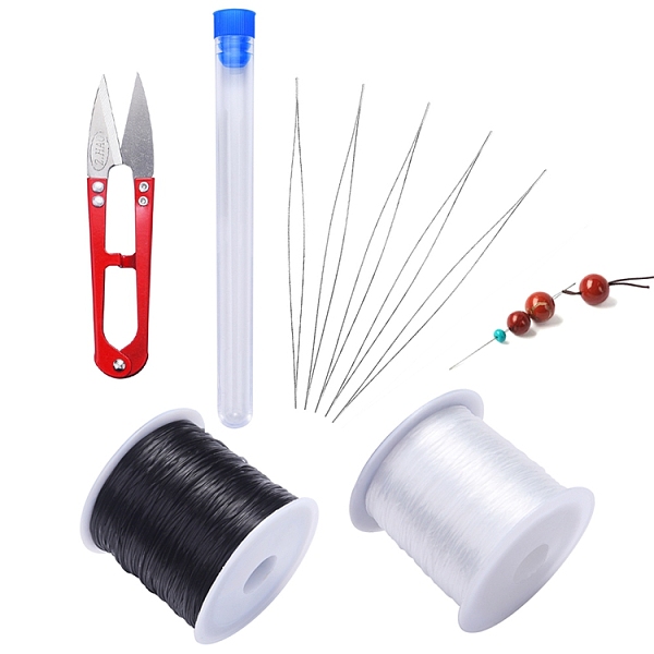 PandaHall Jewelry Tool Sets, Including Plastic Bead Containers, Iron Collapsible Big Eye Beading Needles, Elastic Beading Thread..., White
PandaHall Jewelry Tool Sets, Including Plastic Bead Containers, Iron Collapsible Big Eye Beading Needles, Elastic Beading Thread..., White