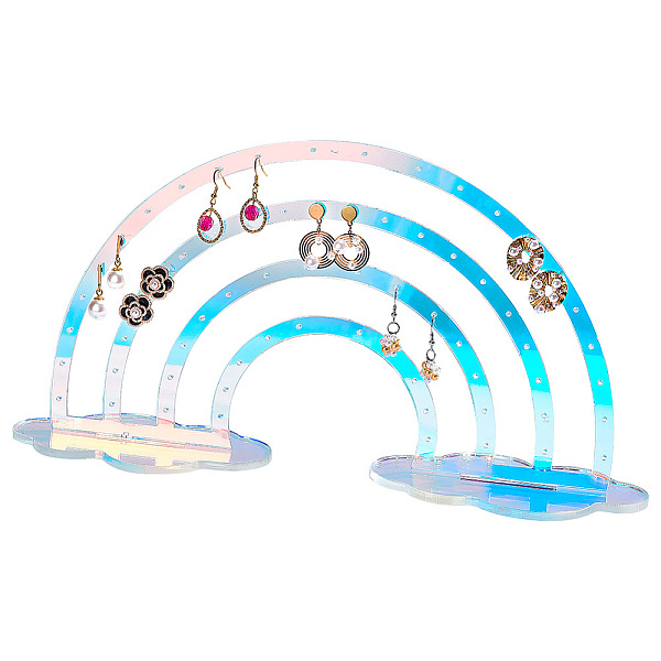 PandaHall PH 66 Holes Acrylic Earring Holder Stand, Rainbow Earring Display Stands with Base Clear Ear Studs Display Rack Earring Hanger..., White
PandaHall PH 66 Holes Acrylic Earring Holder Stand, Rainbow Earring Display Stands with Base Clear Ear Studs Display Rack Earring Hanger..., White