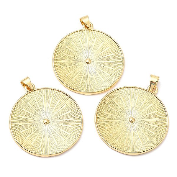 PandaHall Rack Plating Brass Pendants, Long-Lasting Plated, Lead Free & Cadmium Free, Flat Round Charm, Real 18K Gold Plated...
PandaHall Rack Plating Brass Pendants, Long-Lasting Plated, Lead Free & Cadmium Free, Flat Round Charm, Real 18K Gold Plated...