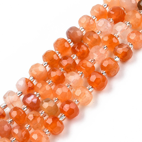 PandaHall Natural Carnelian Beads Strands, with Seed Beads, Faceted, Rondelle, 8x6mm,Hole:1mm Carnelian Rondelle
PandaHall Natural Carnelian Beads Strands, with Seed Beads, Faceted, Rondelle, 8x6mm,Hole:1mm Carnelian Rondelle