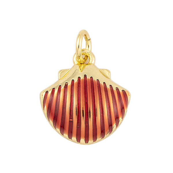 PandaHall Rack Plating Brass Enamel Pendants, Cadmium Free & Lead Free, Long-Lasting Plated, Real 18K Gold Plated, Shell Shape, FireBrick..., Red
PandaHall Rack Plating Brass Enamel Pendants, Cadmium Free & Lead Free, Long-Lasting Plated, Real 18K Gold Plated, Shell Shape, FireBrick..., Red