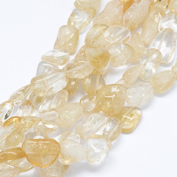 PandaHall Natural Citrine Beads Strands, Tumbled Stone, Nuggets, 12~23x6~15mm, Hole: 1.2mm, 15.7 inch(40cm) Citrine Nuggets Yellow
PandaHall Natural Citrine Beads Strands, Tumbled Stone, Nuggets, 12~23x6~15mm, Hole: 1.2mm, 15.7 inch(40cm) Citrine Nuggets Yellow