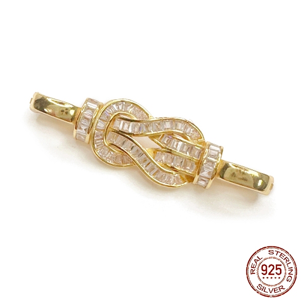 PandaHall 925 Sterling Silver Micro Pave Clear Cubic Zirconia Fold Over Clasps, Real 18K Gold Plated, 39.5x11x6.5mm, Hole: 6x3mm Sterling...
PandaHall 925 Sterling Silver Micro Pave Clear Cubic Zirconia Fold Over Clasps, Real 18K Gold Plated, 39.5x11x6.5mm, Hole: 6x3mm Sterling...