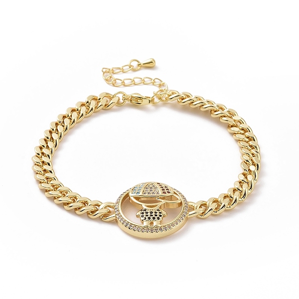 PandaHall Cubic Zirconia Boy Link Bracelet, Brass Jewelry for Women, Golden, 7-1/8 inch(18.2cm) Cubic Zirconia
PandaHall Cubic Zirconia Boy Link Bracelet, Brass Jewelry for Women, Golden, 7-1/8 inch(18.2cm) Cubic Zirconia