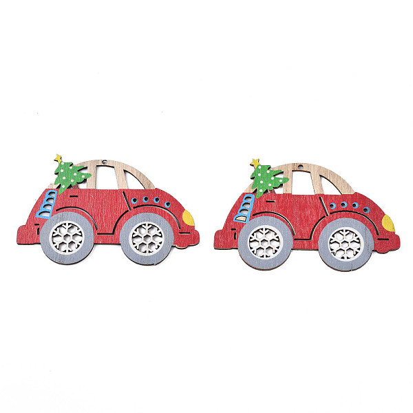 PandaHall Christmas Theme Single-Sided Printed Wood Big Pendants, Car, Red, 110x68x2.5mm, Hole: 2.5mm Wood Vehicle Red
PandaHall Christmas Theme Single-Sided Printed Wood Big Pendants, Car, Red, 110x68x2.5mm, Hole: 2.5mm Wood Vehicle Red
