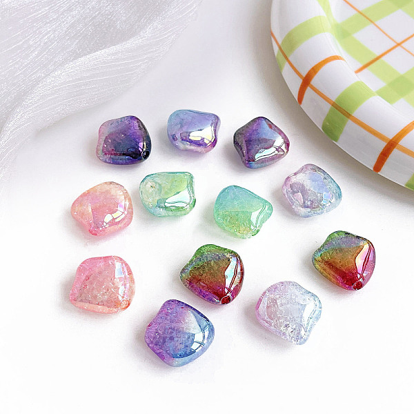 PandaHall Transparent Crackle Acrylic Beads, Gradient Color, Square, Mixed Color, 23.9x23.5x13mm, Hole: 3.5mm Acrylic Square Multicolor
PandaHall Transparent Crackle Acrylic Beads, Gradient Color, Square, Mixed Color, 23.9x23.5x13mm, Hole: 3.5mm Acrylic Square Multicolor