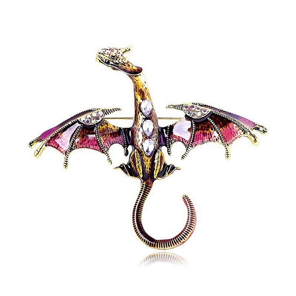 PandaHall Alloy Enamel Brooch, Dragon, Camellia, 79x88mm Alloy+Enamel Dragon Pink
PandaHall Alloy Enamel Brooch, Dragon, Camellia, 79x88mm Alloy+Enamel Dragon Pink