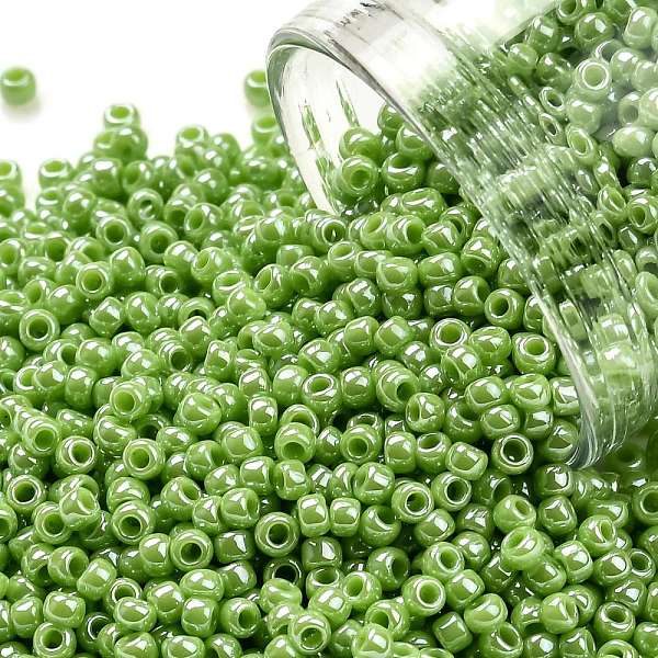 PandaHall TOHO Round Seed Beads, Japanese Seed Beads, (130L) Opaque Luster Light Green , 11/0, 2.2mm, Hole: 0.8mm, about 5555pcs/50g Glass...
PandaHall TOHO Round Seed Beads, Japanese Seed Beads, (130L) Opaque Luster Light Green , 11/0, 2.2mm, Hole: 0.8mm, about 5555pcs/50g Glass...