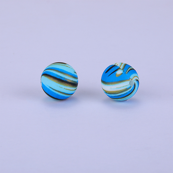 PandaHall Printed Round Silicone Focal Beads, Dodger Blue, 15x15mm, Hole: 2mm Silicone Round
PandaHall Printed Round Silicone Focal Beads, Dodger Blue, 15x15mm, Hole: 2mm Silicone Round