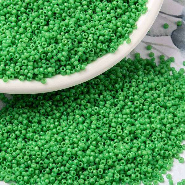 PandaHall MIYUKI Round Rocailles Beads, Japanese Seed Beads, 15/0, (RR4476) Duracoat Dyed Opaque Fiji Green, 1.5mm, Hole: 0.7mm, about...
PandaHall MIYUKI Round Rocailles Beads, Japanese Seed Beads, 15/0, (RR4476) Duracoat Dyed Opaque Fiji Green, 1.5mm, Hole: 0.7mm, about...