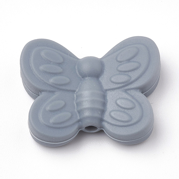 PandaHall Food Grade Eco-Friendly Silicone Focal Beads, Chewing Beads For Teethers, DIY Nursing Necklaces Making, Butterfly, Gray, 20x25x6mm...
PandaHall Food Grade Eco-Friendly Silicone Focal Beads, Chewing Beads For Teethers, DIY Nursing Necklaces Making, Butterfly, Gray, 20x25x6mm...