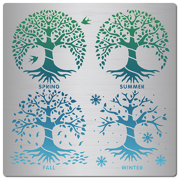 PandaHall GORGECRAFT 6.3 Inch Tree of Life Metal Stencil Leaves Wood Burning Stencil Reusable Leaf Journal Stencils Swallow Stainless Steel... 
PandaHall GORGECRAFT 6.3 Inch Tree of Life Metal Stencil Leaves Wood Burning Stencil Reusable Leaf Journal Stencils Swallow Stainless Steel...