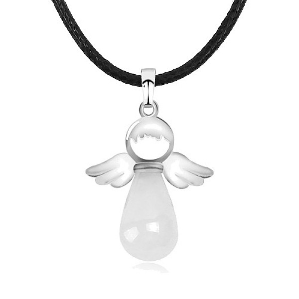 PandaHall Angel Natural Quartz Crystal Pendant Necklaces, No Size Quartz Crystal Angel & Fairy
PandaHall Angel Natural Quartz Crystal Pendant Necklaces, No Size Quartz Crystal Angel & Fairy