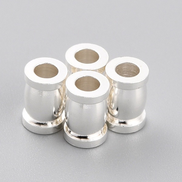 PandaHall Brass Spacer Beads, Long-Lasting Plated, Column, 925 Sterling Silver Plated, 6x4mm, Hole: 2mm Brass Column
PandaHall Brass Spacer Beads, Long-Lasting Plated, Column, 925 Sterling Silver Plated, 6x4mm, Hole: 2mm Brass Column