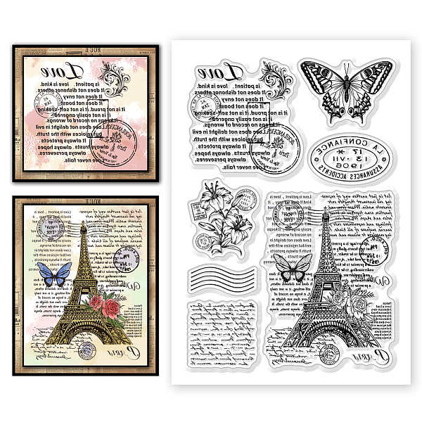 PandaHall CHGCRAFT Flowers Clear Stamps Butterfly Vintage Stamp for Crafts Transparent Silicone Stamps for Card Making Silicone Stamps for...
PandaHall CHGCRAFT Flowers Clear Stamps Butterfly Vintage Stamp for Crafts Transparent Silicone Stamps for Card Making Silicone Stamps for...
