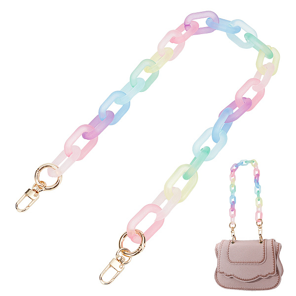PandaHall WADORN Colorful Acrylic Purse Chain Strap, 25.2 Inch Resin Handbag Handle Chain Replacement Rainbow Short Shoulder Strap Extender...
PandaHall WADORN Colorful Acrylic Purse Chain Strap, 25.2 Inch Resin Handbag Handle Chain Replacement Rainbow Short Shoulder Strap Extender...