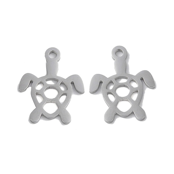 PandaHall 304 Stainless Steel Pendants, Laser Cut, Tortoise Charms, Stainless Steel Color, 16x13x1mm, Hole: 1.6mm 304 Stainless Steel...
PandaHall 304 Stainless Steel Pendants, Laser Cut, Tortoise Charms, Stainless Steel Color, 16x13x1mm, Hole: 1.6mm 304 Stainless Steel...