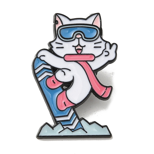 PandaHall Animal Enamel Pins, Black Alloy Brooch for Backpack Clothes, Cat Shape, 30x20.5x1.5mm Alloy+Enamel Cat Shape
PandaHall Animal Enamel Pins, Black Alloy Brooch for Backpack Clothes, Cat Shape, 30x20.5x1.5mm Alloy+Enamel Cat Shape