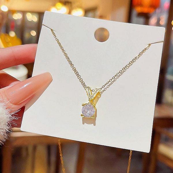 PandaHall Titanium Steel Cable Chain Necklaces, Rhinestone Pendant Necklaces, Flat Round, 8.27~19.69 inch(21~50cm) Titanium Steel Flat Round
PandaHall Titanium Steel Cable Chain Necklaces, Rhinestone Pendant Necklaces, Flat Round, 8.27~19.69 inch(21~50cm) Titanium Steel Flat Round