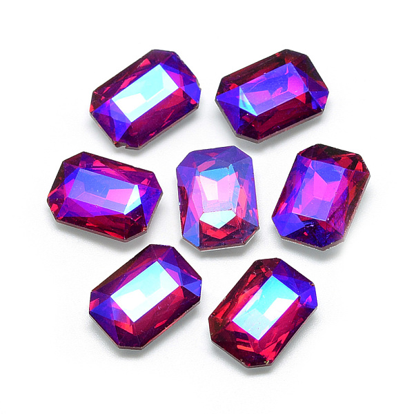 PandaHall Pointed Back Glass Rhinestone Cabochons, Back Plated, Faceted, AB Color Plated, Rectangle Octagon, Red, 14x10x4.5mm Glass...
PandaHall Pointed Back Glass Rhinestone Cabochons, Back Plated, Faceted, AB Color Plated, Rectangle Octagon, Red, 14x10x4.5mm Glass...