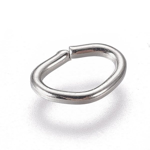 PandaHall Iron Jump Rings, Oval, Open Jump Rings, Silver Color Plated, 7x5x0.9mm, Inner Diameter: 3x5mm, 300pcs/bag Iron Oval
PandaHall Iron Jump Rings, Oval, Open Jump Rings, Silver Color Plated, 7x5x0.9mm, Inner Diameter: 3x5mm, 300pcs/bag Iron Oval