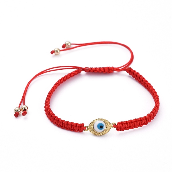 PandaHall Adjustable Braided Bead Bracelets, Red String Bracelets, with Nylon Cord, Golden Plated Brass Enamel Evil Eye Links Connectors &...
PandaHall Adjustable Braided Bead Bracelets, Red String Bracelets, with Nylon Cord, Golden Plated Brass Enamel Evil Eye Links Connectors &...