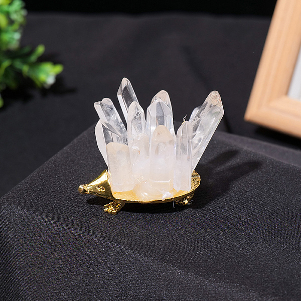 PandaHall Natural Quartz Crystal Cluster Healing Hedgehog Figurines, Reiki Energy Stone Display Decorations, 30~35x47.5mm Quartz Crystal...
PandaHall Natural Quartz Crystal Cluster Healing Hedgehog Figurines, Reiki Energy Stone Display Decorations, 30~35x47.5mm Quartz Crystal...