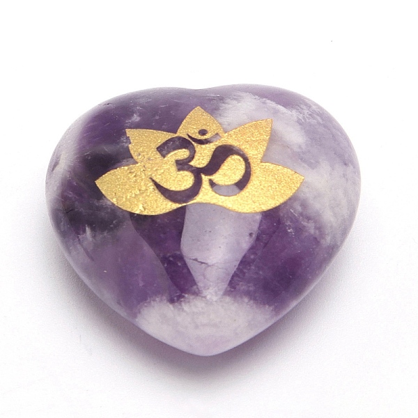 PandaHall Carved Lotus Yoga Pattern Natural Amethyst Heart Love Stone, Pocket Palm Stone for Reiki Balancing, Home Display Decorations...
PandaHall Carved Lotus Yoga Pattern Natural Amethyst Heart Love Stone, Pocket Palm Stone for Reiki Balancing, Home Display Decorations...