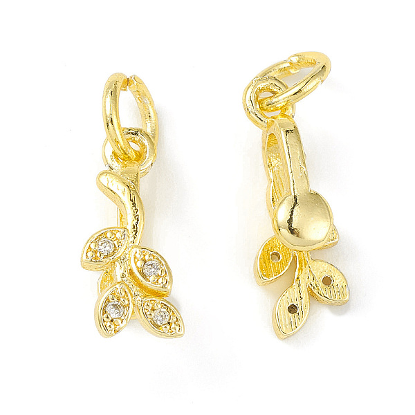PandaHall Rack Plating Brass Pave Cubic Zirconia Leaf Shape Ice Pick Pinch Bails, with Open Jump Rings, Cadmium Free & Lead Free..., Clear
PandaHall Rack Plating Brass Pave Cubic Zirconia Leaf Shape Ice Pick Pinch Bails, with Open Jump Rings, Cadmium Free & Lead Free..., Clear