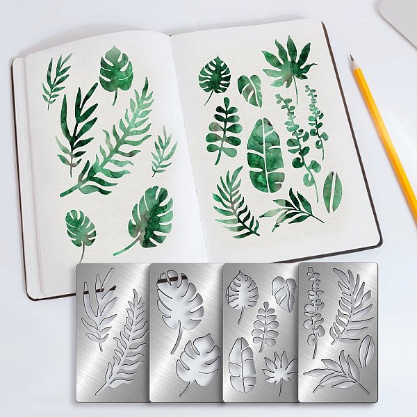PandaHall Fingerinspire 4Pcs 4 Style Custom 304 Stainless Steel Cutting Dies Stencils, for DIY Scrapbooking/Photo Album, Decorative...
PandaHall Fingerinspire 4Pcs 4 Style Custom 304 Stainless Steel Cutting Dies Stencils, for DIY Scrapbooking/Photo Album, Decorative...