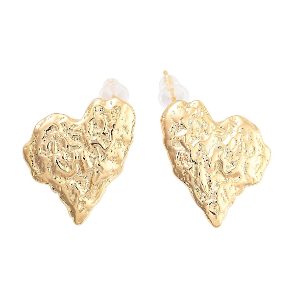 PandaHall Brass Stud Errings, Nickle Free, Heart, Real 18K Gold Plated, 21x19mm Brass Heart
PandaHall Brass Stud Errings, Nickle Free, Heart, Real 18K Gold Plated, 21x19mm Brass Heart