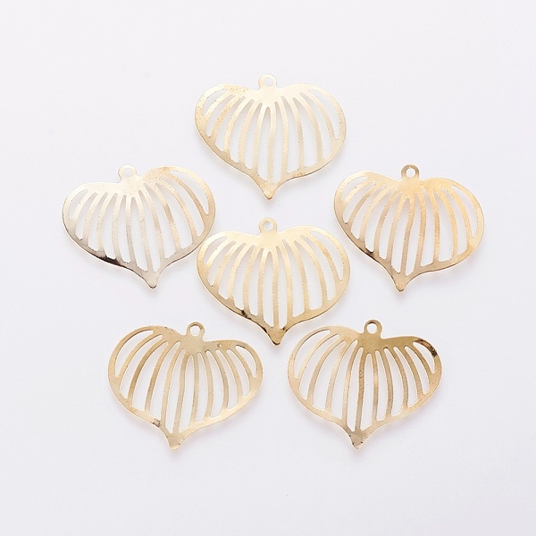PandaHall Iron Filigree Pendants, Heart, Golden, 21x25x0.3mm, Hole: 1.4mm Iron Heart
PandaHall Iron Filigree Pendants, Heart, Golden, 21x25x0.3mm, Hole: 1.4mm Iron Heart