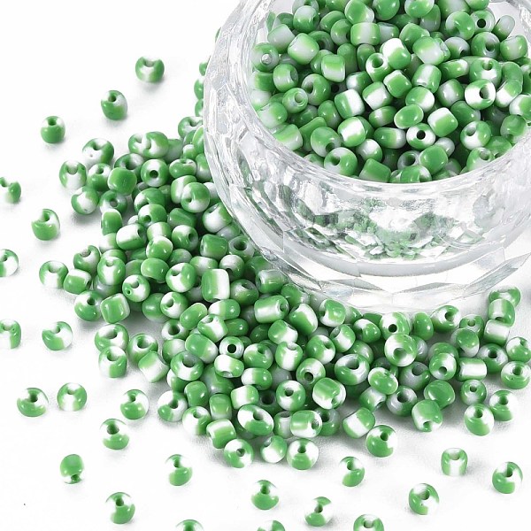 PandaHall 8/0 Glass Seed Beads, Opaque Colours Seep, Sea Green, 3mm, hole:1mm Glass Green
PandaHall 8/0 Glass Seed Beads, Opaque Colours Seep, Sea Green, 3mm, hole:1mm Glass Green