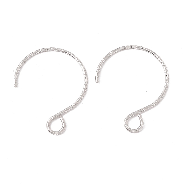 PandaHall 316 Surgical Stainless Steel Earring Hooks, Ear Wire, with Horizontal Loops, Stainless Steel Color, 19x15mm, Hole: 3x2.6mm, Pin...
PandaHall 316 Surgical Stainless Steel Earring Hooks, Ear Wire, with Horizontal Loops, Stainless Steel Color, 19x15mm, Hole: 3x2.6mm, Pin...