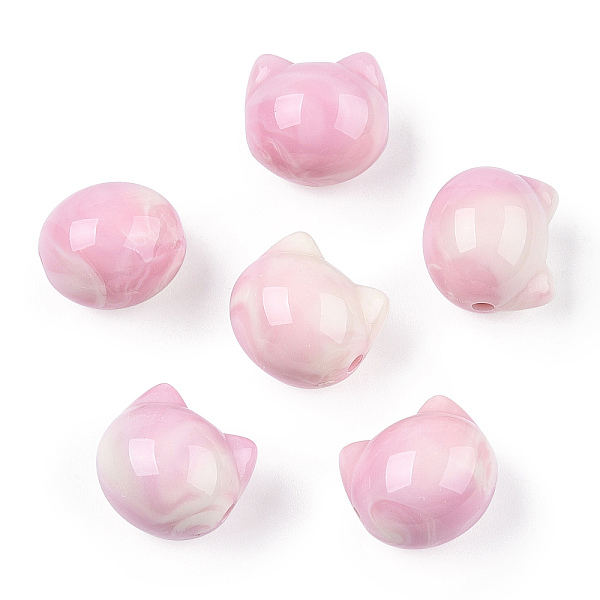 PandaHall Opaque Acrylic Beads, Two Tone, Cat, Pearl Pink, 11x12x10.5mm, Hole: 1.8mm Acrylic Cat Shape
PandaHall Opaque Acrylic Beads, Two Tone, Cat, Pearl Pink, 11x12x10.5mm, Hole: 1.8mm Acrylic Cat Shape