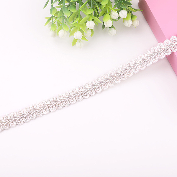 PandaHall Polyester Ribbons, Jacquard Ribbon, Garment Accessories, Flower Pattern, White, 3/8 inch(11mm) Polyester Flower White
PandaHall Polyester Ribbons, Jacquard Ribbon, Garment Accessories, Flower Pattern, White, 3/8 inch(11mm) Polyester Flower White