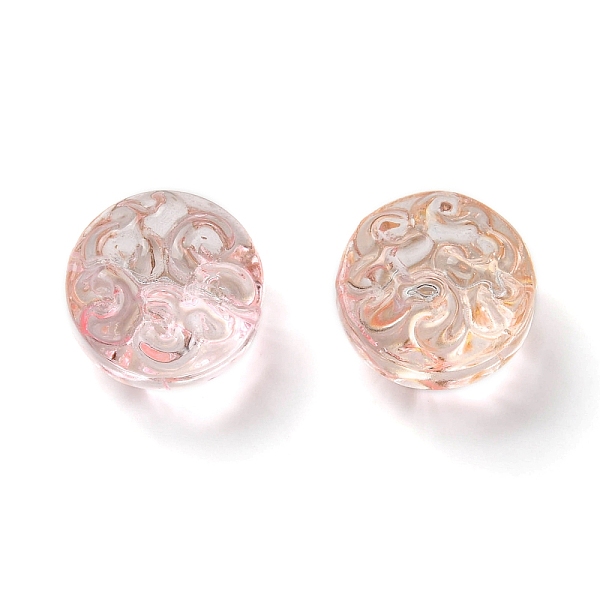 PandaHall Transparent Glass Beads, Flat Round with Flower, Pink, 13.5x8.5mm, Hole: 1.2mm, about 10pcs/bag Glass Flat Round Pink
PandaHall Transparent Glass Beads, Flat Round with Flower, Pink, 13.5x8.5mm, Hole: 1.2mm, about 10pcs/bag Glass Flat Round Pink
