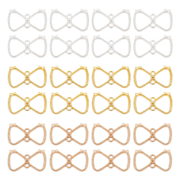 PandaHall ARRICRAFT 60Pcs 3 Colors Alloy Connector Charms, Bowknot, Mixed Color, 13x22x1.5mm, Hole: 1.4mm, 20pcs/color Alloy Bowknot
PandaHall ARRICRAFT 60Pcs 3 Colors Alloy Connector Charms, Bowknot, Mixed Color, 13x22x1.5mm, Hole: 1.4mm, 20pcs/color Alloy Bowknot