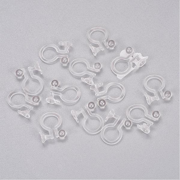 PandaHall Clear Plastic Clip-on Earring Converter, for DIY Non Pierced Earring, Clear, 11.5x9x1mm, Hole: 0.8mm, about 5000pcs/bag Plastic...
PandaHall Clear Plastic Clip-on Earring Converter, for DIY Non Pierced Earring, Clear, 11.5x9x1mm, Hole: 0.8mm, about 5000pcs/bag Plastic...