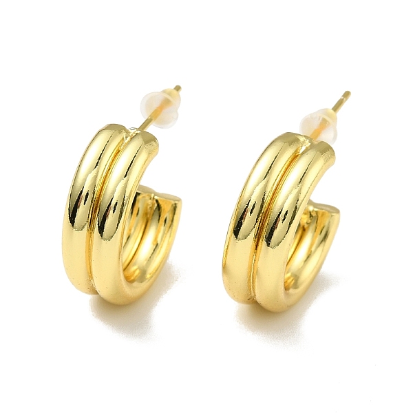 PandaHall Brass C-shape Stud Earrings, Chunky Half Hoop Earrings for Women, Lead Free & Cadmium Free & Nickel Free, Real 18K Gold Plated...
PandaHall Brass C-shape Stud Earrings, Chunky Half Hoop Earrings for Women, Lead Free & Cadmium Free & Nickel Free, Real 18K Gold Plated...