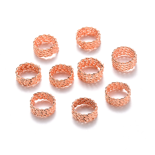PandaHall Iron Dreadlocks Beads Hair Decoration, Hair Coil Cuffs, Ring, 4 Loops, Rose Gold, 14x5mm, Hole: 11.5mm Iron
PandaHall Iron Dreadlocks Beads Hair Decoration, Hair Coil Cuffs, Ring, 4 Loops, Rose Gold, 14x5mm, Hole: 11.5mm Iron