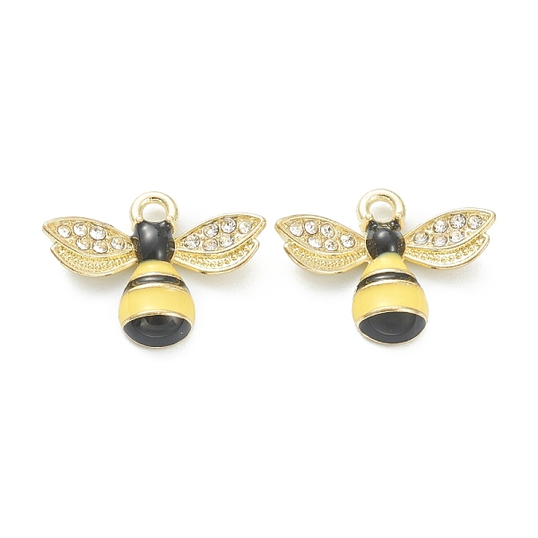 PandaHall Alloy Enamel Pendants, with Crystal Rhinestone, for DIY Accessories, Bees, Light Gold, Lead Free & Cadmium Free, Yellow...
PandaHall Alloy Enamel Pendants, with Crystal Rhinestone, for DIY Accessories, Bees, Light Gold, Lead Free & Cadmium Free, Yellow...