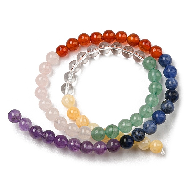 PandaHall Natural Mixed Gemstone Beads Strands, Round, 6~6.5mm, Hole: 1.2mm, about 63pcs/strand, 15.12~15.20 inch(38.4~38.6cm) Mixed Stone...
PandaHall Natural Mixed Gemstone Beads Strands, Round, 6~6.5mm, Hole: 1.2mm, about 63pcs/strand, 15.12~15.20 inch(38.4~38.6cm) Mixed Stone...
