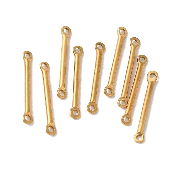 PandaHall Ion Plating(IP) 304 Stainless Steel Links, Bar Connector Charms, Real 18K Gold Plated, 20x2.5x1.5mm, Hole: 1.4mm 304 Stainless...
PandaHall Ion Plating(IP) 304 Stainless Steel Links, Bar Connector Charms, Real 18K Gold Plated, 20x2.5x1.5mm, Hole: 1.4mm 304 Stainless...