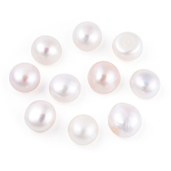 PandaHall Natural Pearl Beads, Cultured Freshwater Pearl, No Hole/Undrilled, Round, Creamy White, 10~11.5x6~9.5mm Pearl Round
PandaHall Natural Pearl Beads, Cultured Freshwater Pearl, No Hole/Undrilled, Round, Creamy White, 10~11.5x6~9.5mm Pearl Round